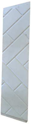 FMI / Desa white brick fireplace refractory panel # 24697 31'' x 7''