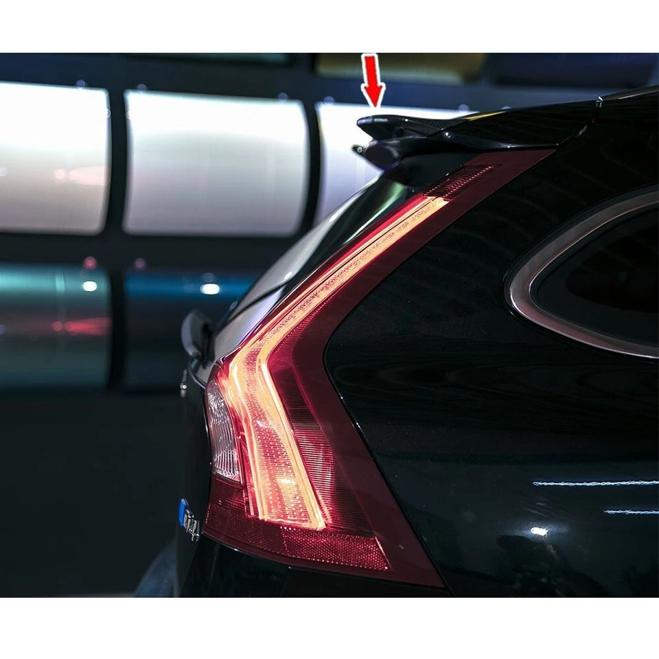 Carbon Fits FOR VOLVO V60 5DR Estate Rear Trunk Spoiler 2PCS 2011-2017 NEW - Изображение 4 из 4