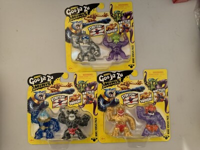 Moose Toys Heroes of GOO JIT ZU Minis Versus Packs Set of all 3