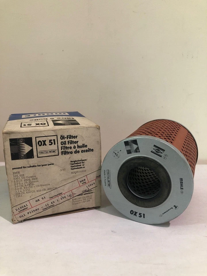 Filtro de aceite de motor - M30B30 Mahle OX 51 se adapta a BMW Land Rover Aston Martin seleccionado Foto 4 de 4