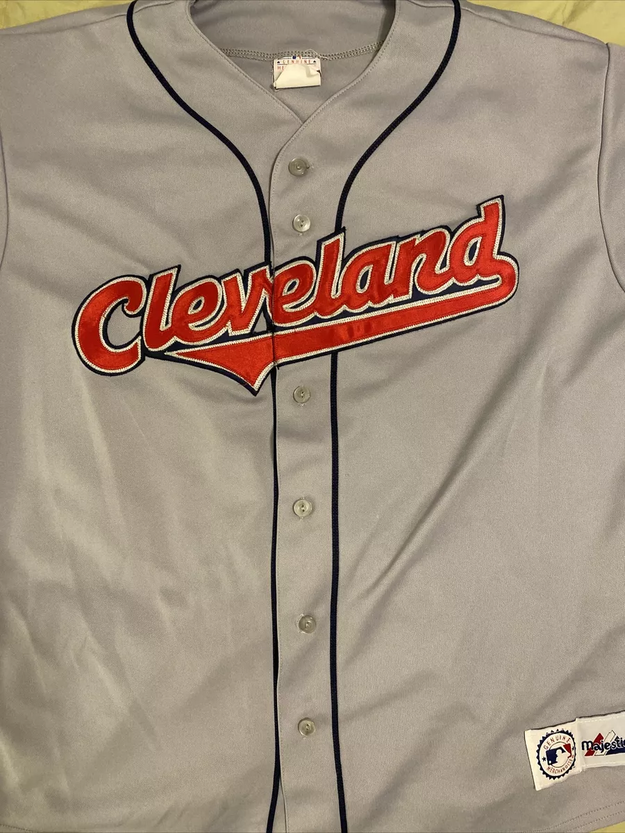 Cleveland Indians Road jersey sz L