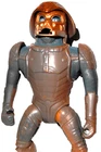 Masters of the Universe 1987 SAUROD vintage he-man movie helmet tail back tab