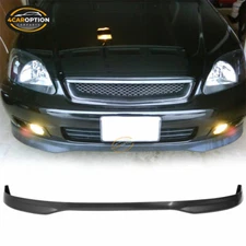 Fits 99-00 Honda Civic Type R Style Front Bumper Lip Spoiler Splitter PP