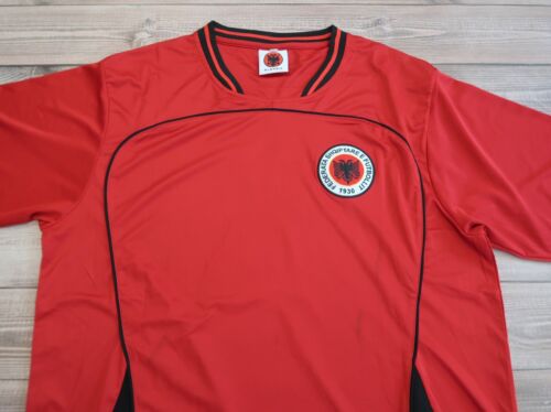 ⚽Authentic Football Shirt Albania Cana #5 Home Soccer Jersey, Men`s Size 2XL - Picture 3 of 16
