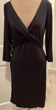 New Ann Taylor 6 Women's Navy  Long Sleeve Dress Size