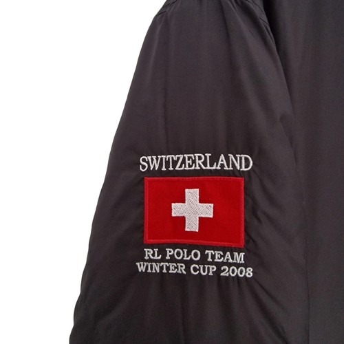 Polo Ralph Lauren Reversible Puffer Jacket XL 2008 Switzerland Mercer Cup RARE - Picture 13 of 24