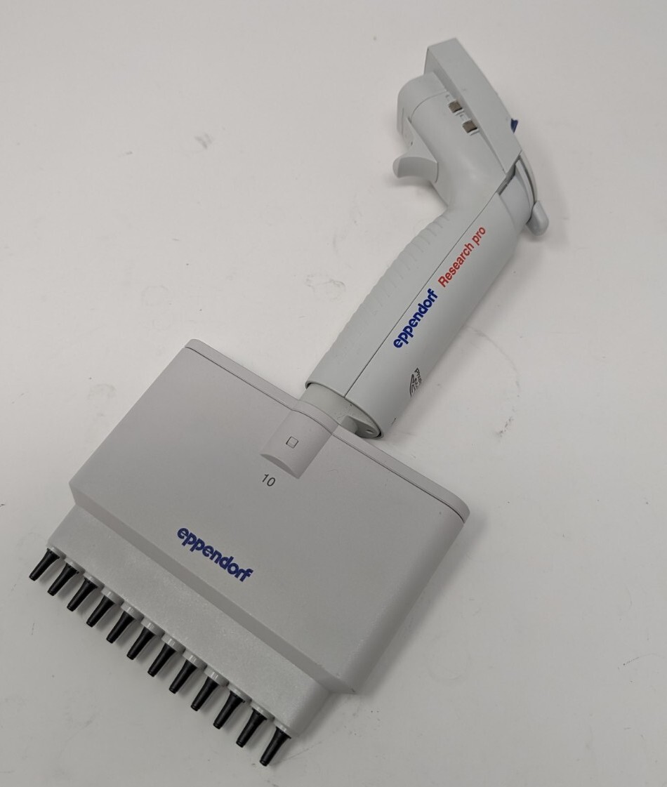 Eppendorf Research Pro 0.5-10uL 12 Channel Electronic Pipet