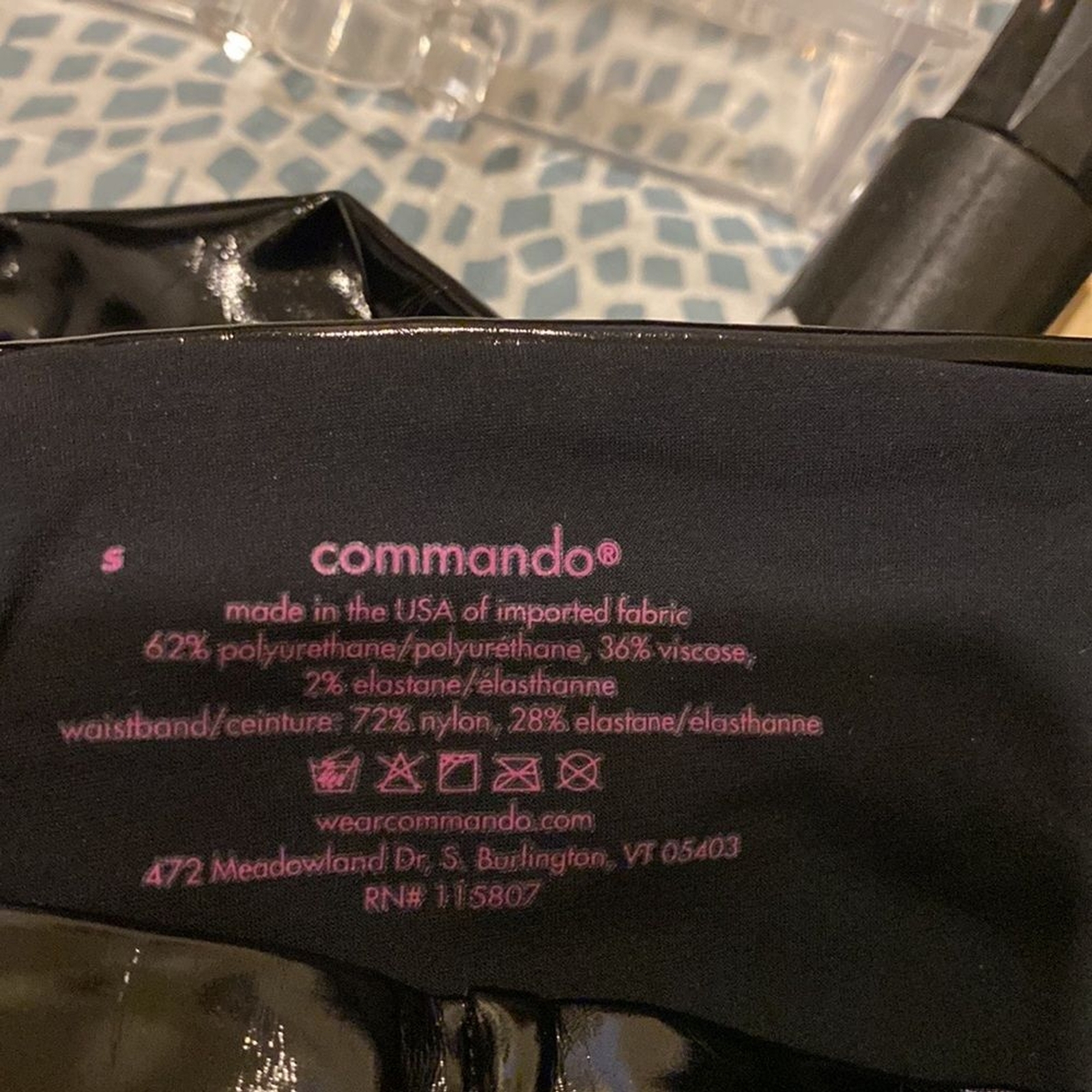 Commando High Waisted Perfect Control Patent Leat… - image 5