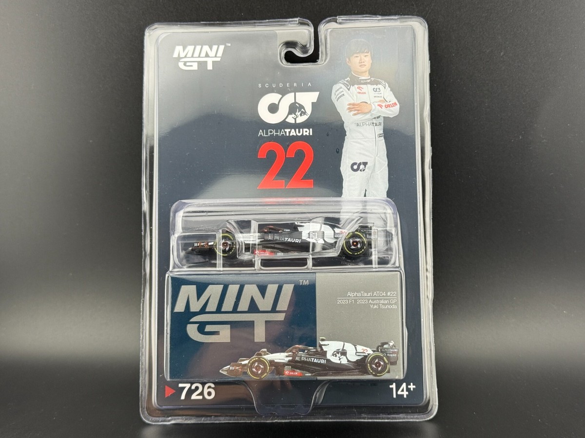 Mini GT AlphaTauri AT04 #22 Yuki Tsunoda 2023 F1 2023