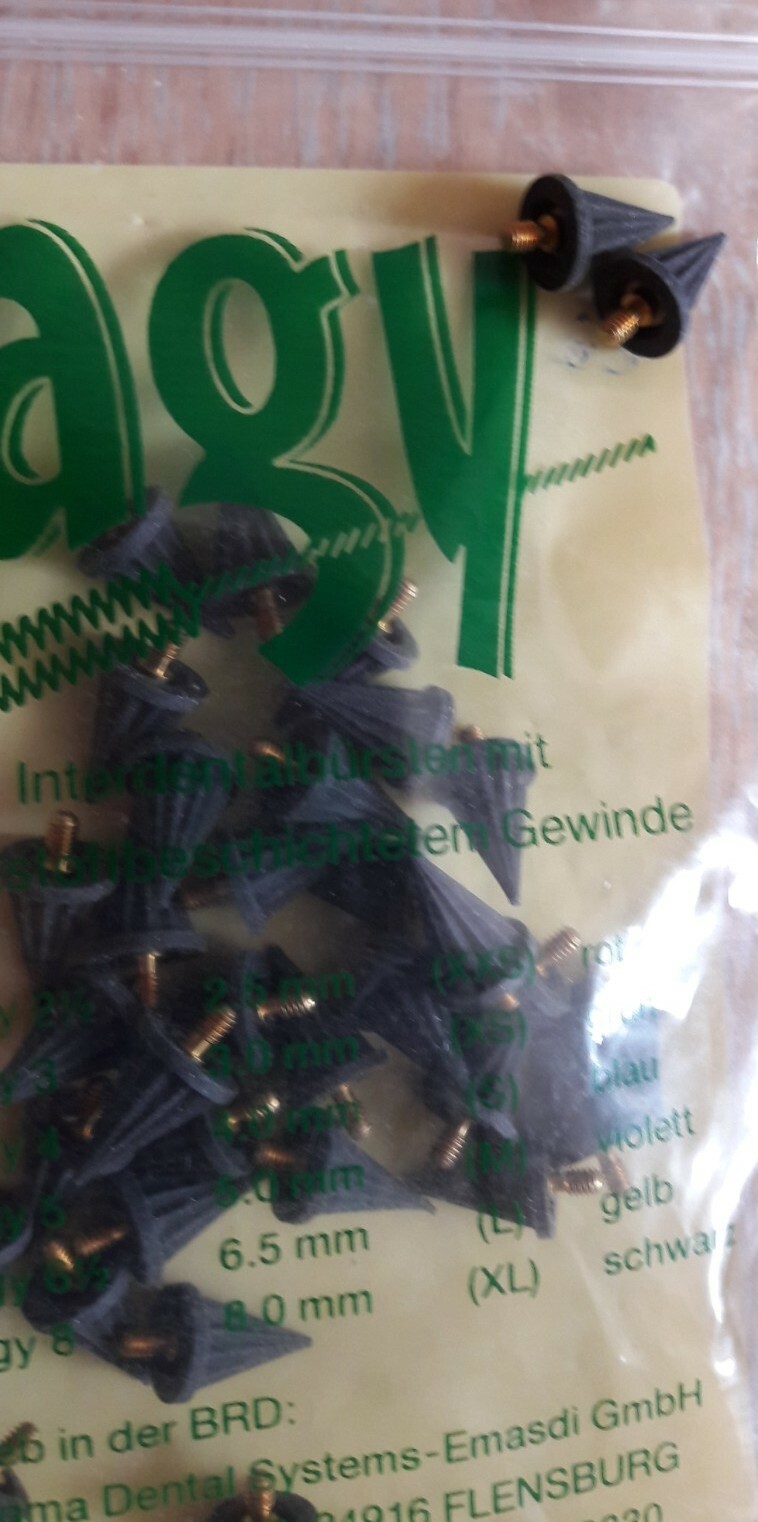 HAWE Prophy Cups In Grey Point Soft Packung mit 35 Stück einschrauben