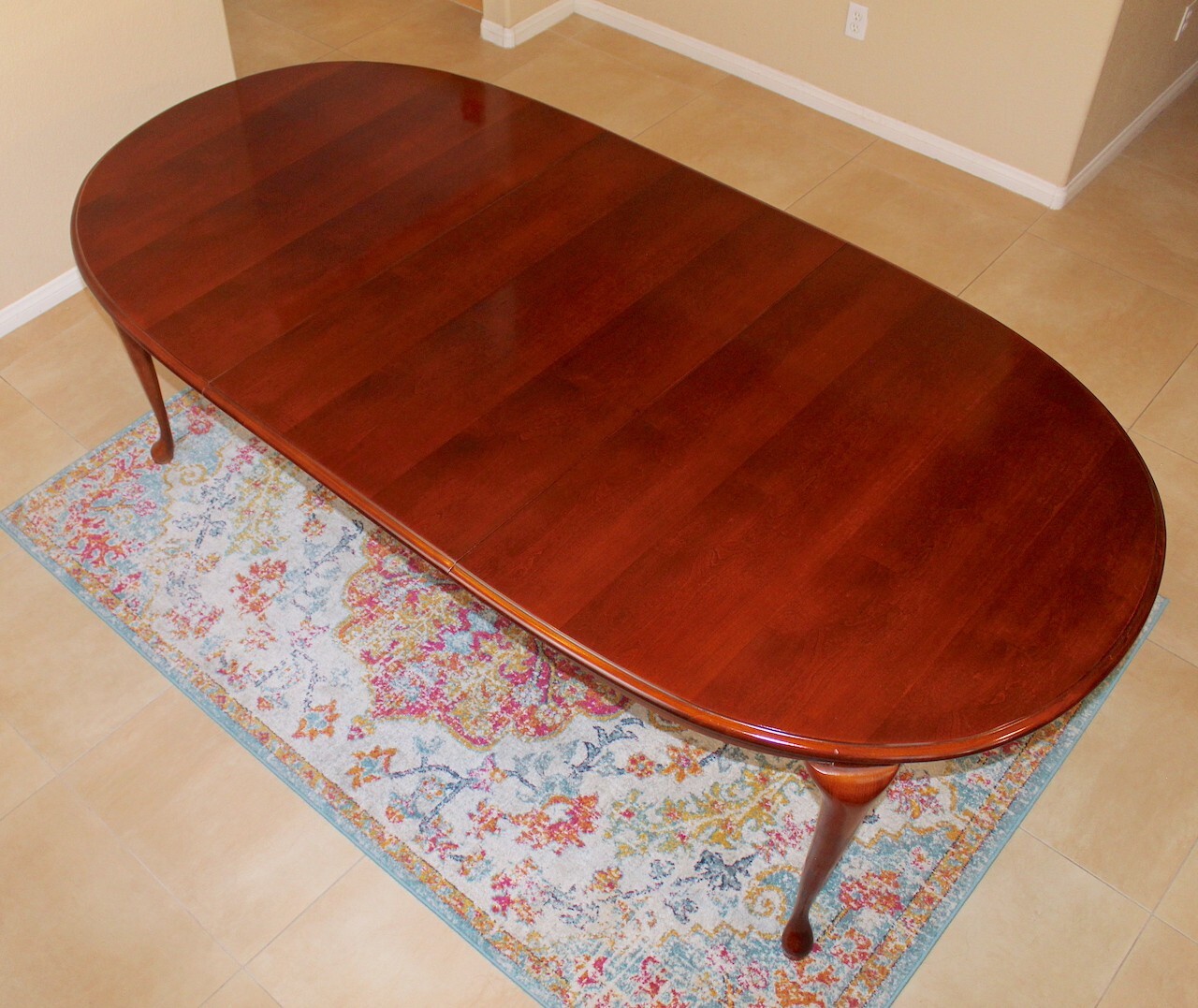 American Drew Solid Cherry Grove Oval Dining Room Table &1 Leaf eBay