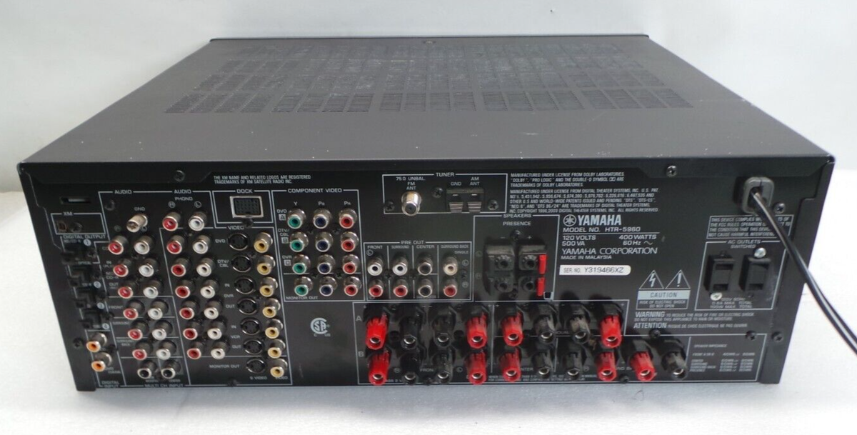 Yamaha HTR-5960 7.1 Channel Digital Home Theater Receiver Yamaha HTR-5960 7.1 Channel Digital Home Theater Receiver
