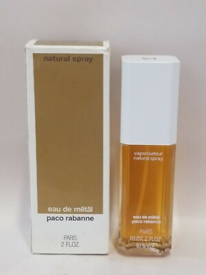Eau De Metal • Paco Rabanne • 2 FL OZ / 60 ml . VINTAGE | eBay