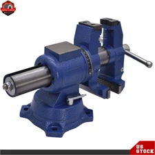 4" Multipurpose Vise Bench Vise Heavy Duty Multi-Jaw Vise 360-Degree New