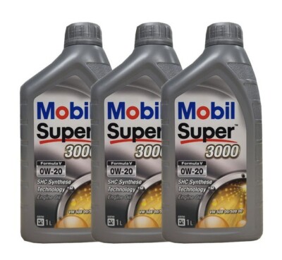 MOBIL Super 3000 Formula V 0W-20 3 Liter  VW 508 00 VW 509 00 Motoröl