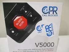 CPR Phone Call Blocker V5000 Landline Call Blocker Robocalls - Used, in Box