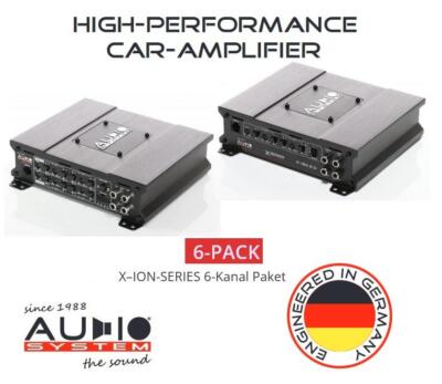 Audio System 6 PACK 4-Channel Amplifier X80.4 D + 2-Channel X150.2 D Amp