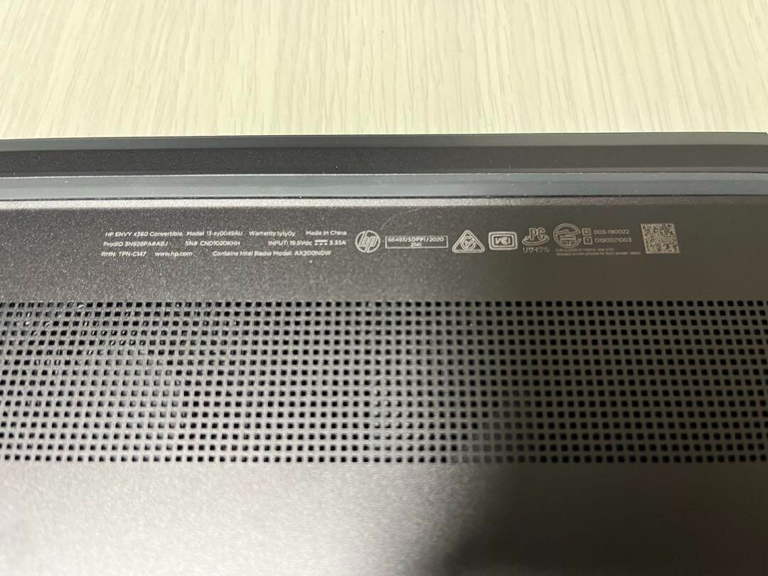 HP ENVY x360 13-ayxxxx Notebook PC AMD Ryzen 5 4500U Windows 10