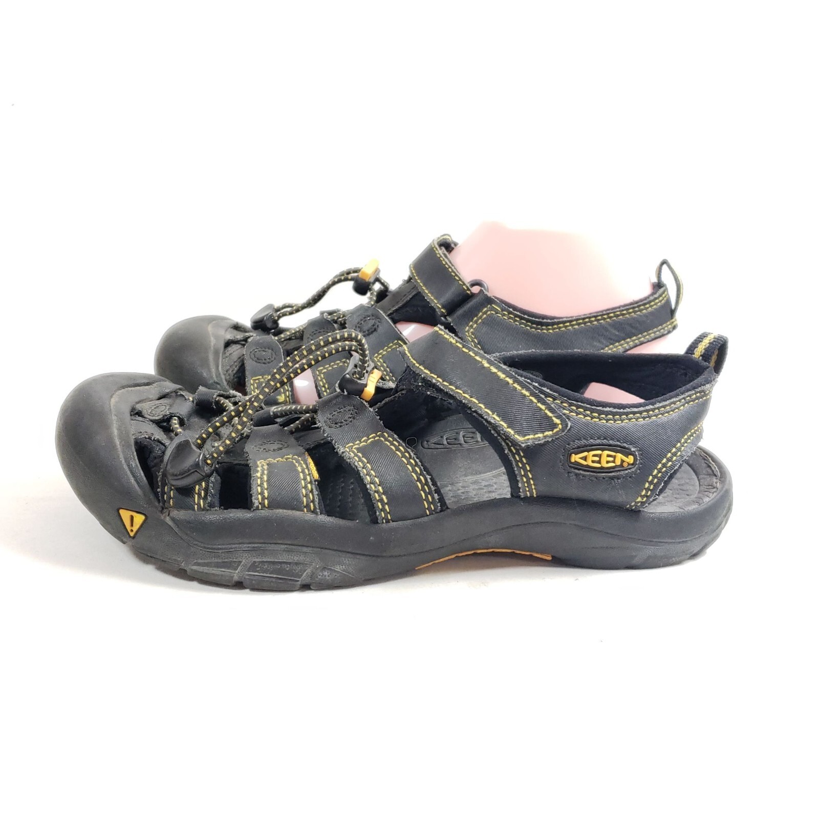 Sandali Keen da uomo Newport H2 taglia 6 US neri e gialli scarpe da acqua comode Ou