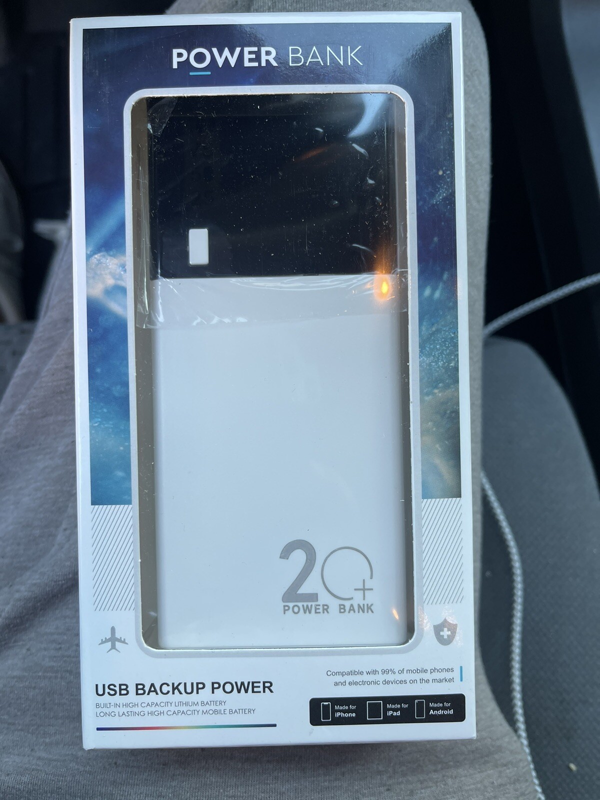 Power Bank 20000mAh Charging Portable External Battery Backup For Cell Phone-image