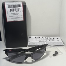 Genuine Oakley SI HALF JACKET 2.0 XL Matte Black/Grey OO9154-12 Sunglasses