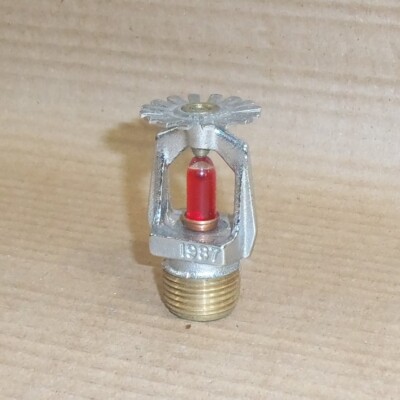 VIKING 589A 1987 SPRINKLER HEAD PENDENT 155 DEG F 68 DEG C RED