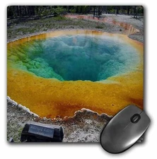 3dRose Morning Glory Pool Yellowstone National Park MousePad