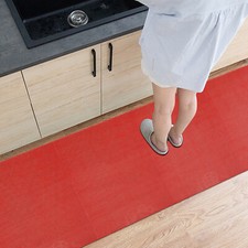 90x300 Cm Thick 5mm Pvc Hollow Anti Slip Floor Mat Non-Slip Floor Mat - Red