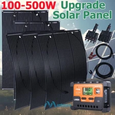 500W Watts Solar Panel Kit 100A 12V Battery Charger with Controller Caravan Boat