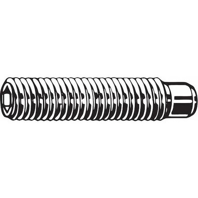 Zoro Select M07820.160.0060 Set Screw,St,M16 X 2Mm,Dog,60Mm,Pk10