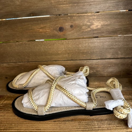 New NIB Womens Rag & Bone Infinity Rope Ivory Ankle Sandals Size EUR 37 US 7 M - Picture 2 of 7