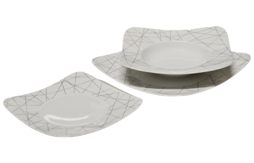 Rosenthal Free Spirit Stars Porzellan Teller Set für 6 Personen 18tlg. 18tlg. - Bild 1 von 5