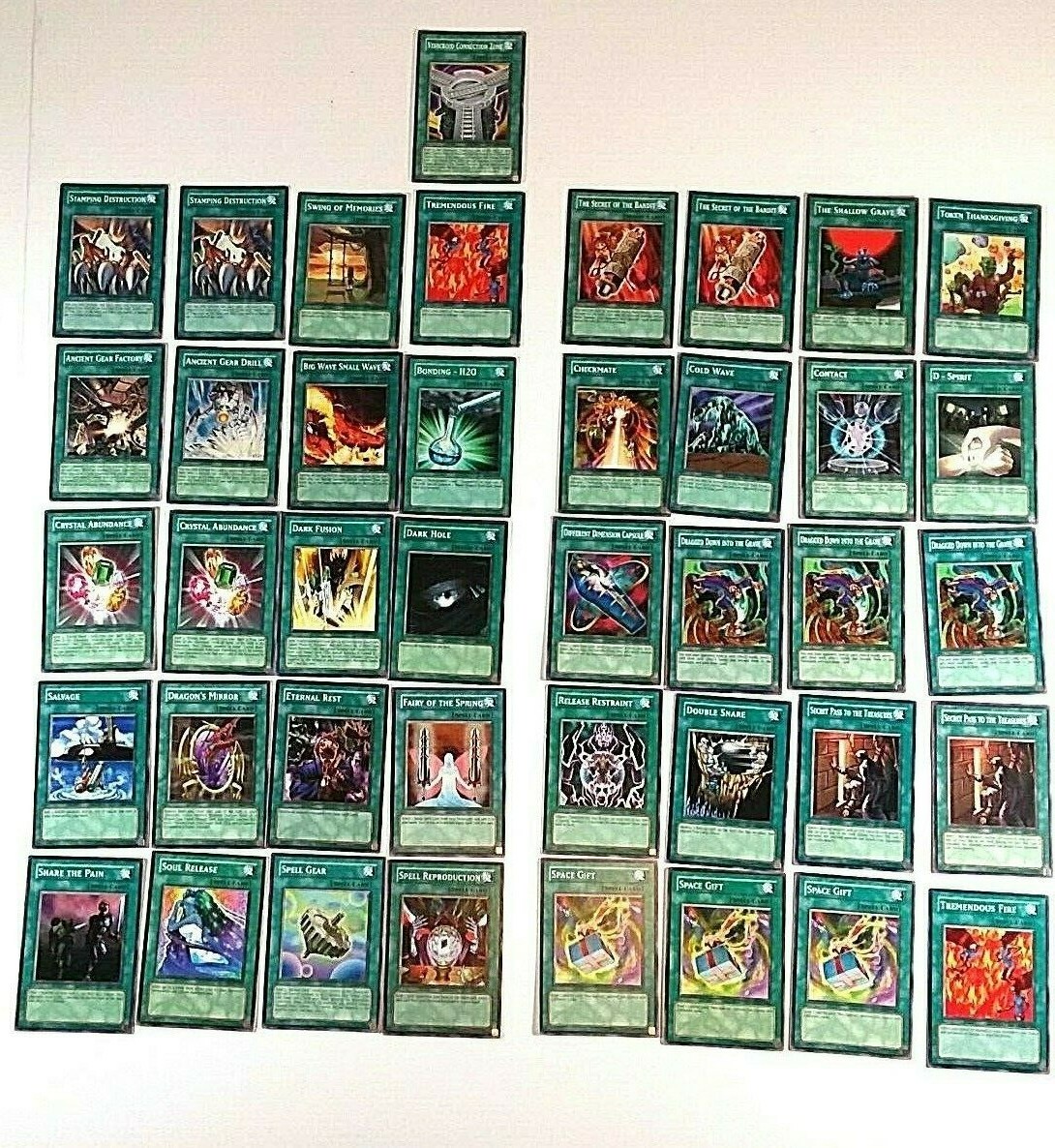 Lot 41 Yu-Gi-Oh! Spell Cards Crystal Abundance Space Gift Lightly Used LotAH | eBay Lot 41 Yu-Gi-Oh! Spell Cards Crystal Abundance Space Gift Lightly Used LotAH | eBay