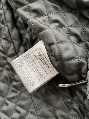 Belstaff Mens Grey Genuine Python Belted Moto Jacket Size 54 Belstaff Mens Grey Genuine Python Belted Moto Jacket Size 54