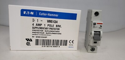 CUTLER HAMMER C4 WMS1C04 CIRCUIT BREAKER, 4 AMP, 1 POLE, 277V, NIB
