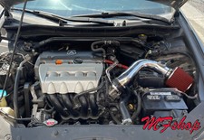 Red Air Intake System Filter Kit For 2009-2014 Acura TSX 2.4L L4 