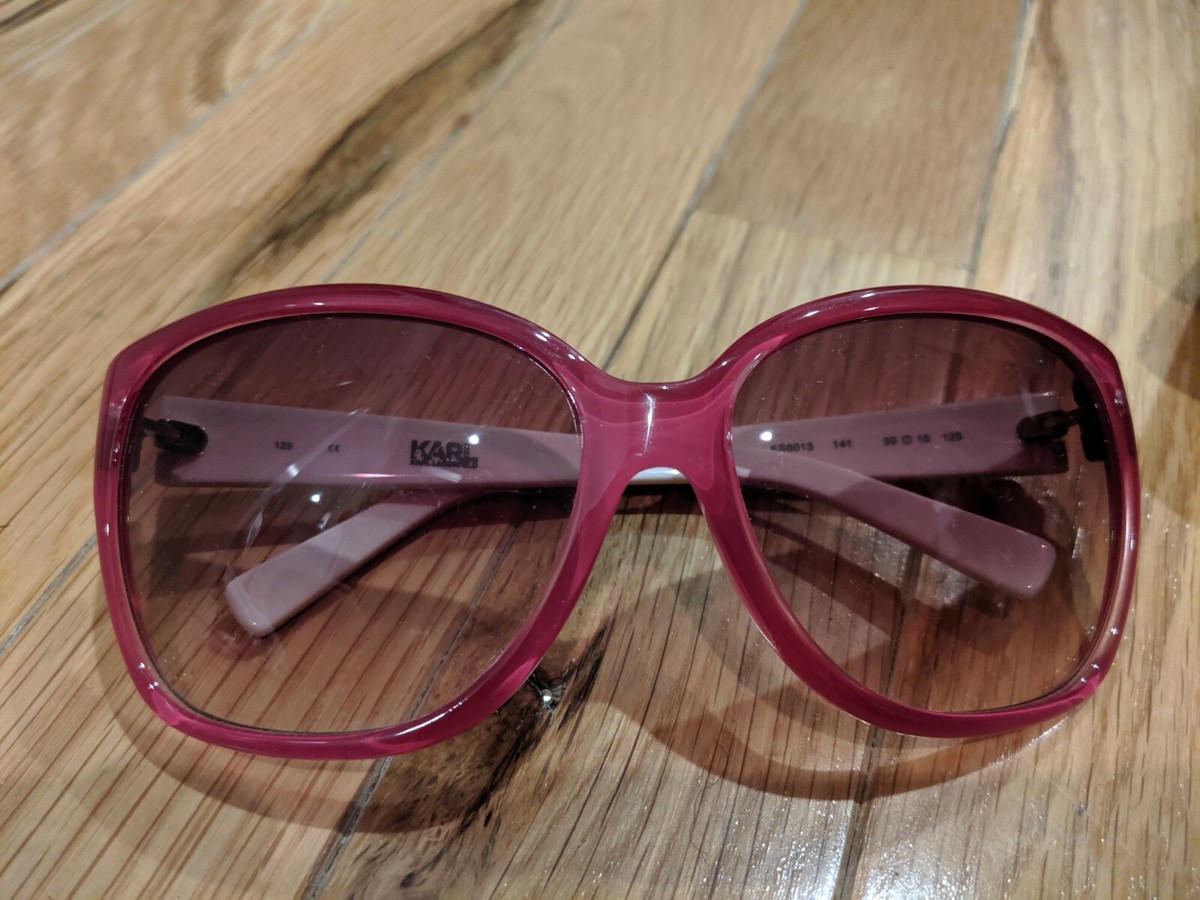 Karl Lagerfeld sunglasses KL Pink/Fuschia **New** with case  display picture 2