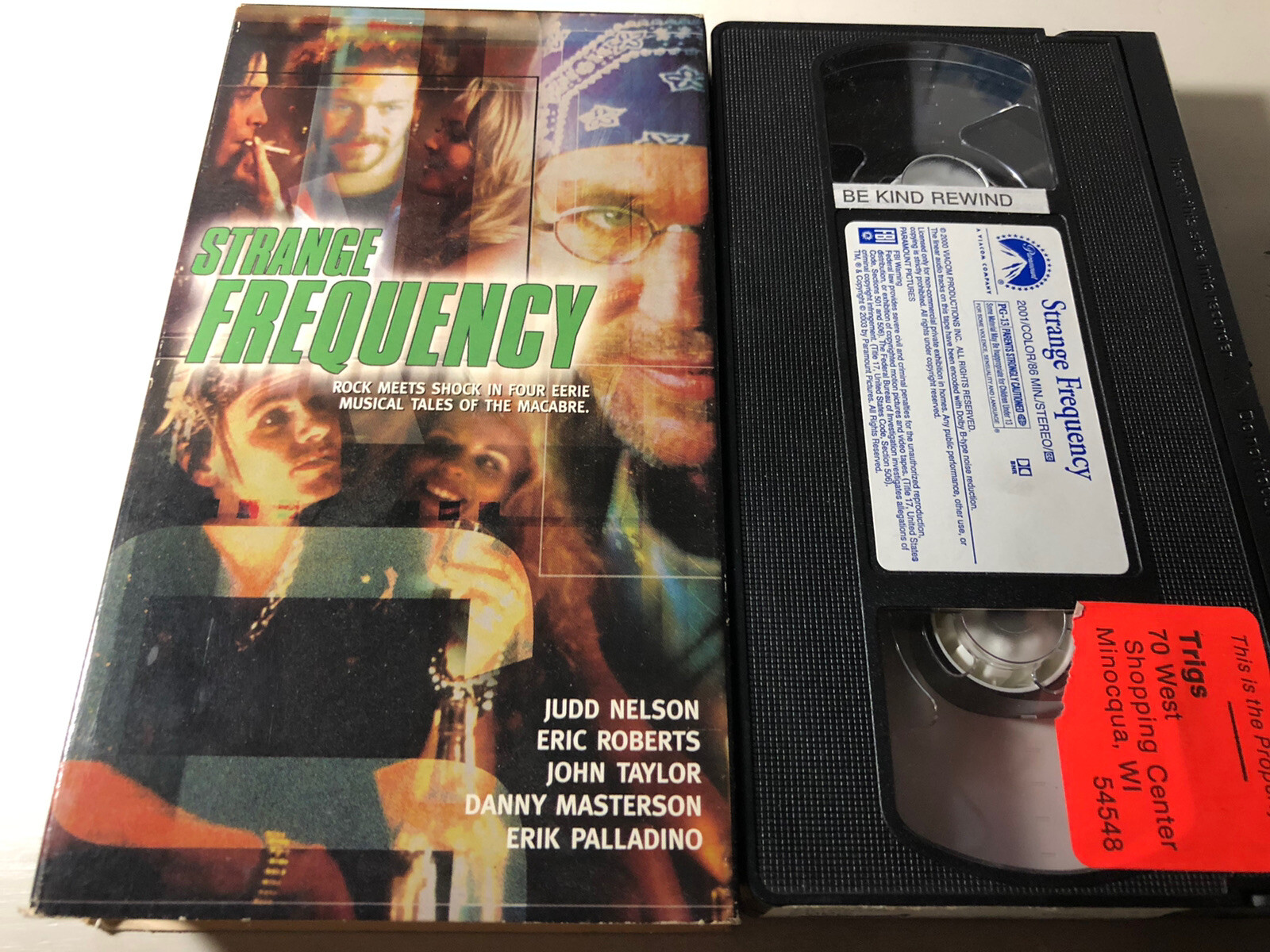 Strange Frequency (2001) VHS Horror Comedy Anthology 97368398139 eBay
