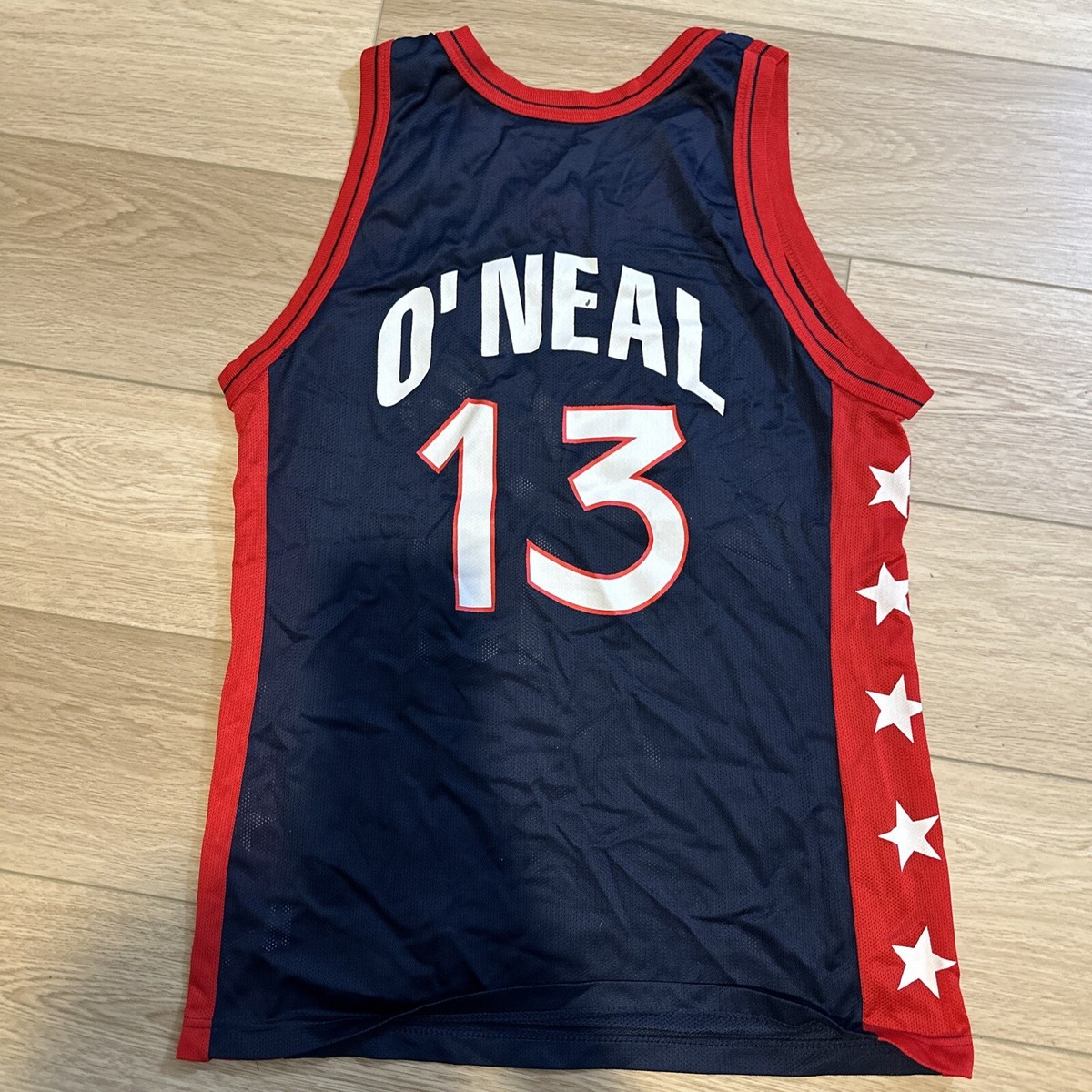Vintage Champion Shaquille O'Neal #13 USA Olympic Team 96' Jersey