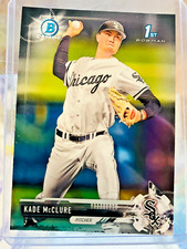 2017 BOWMAN DRAFT 1ST BOWMAN BASEBALL BDC-173 KADE MCCLURE WHITE SOX