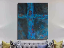 Mark W. Little, Original, Painting, 72” X 60” Acrylic, Abstract, POP Art, Giant