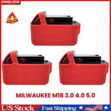 Silicone Protect case for Milwaukee M18 4.05.0 Battery 3PCS