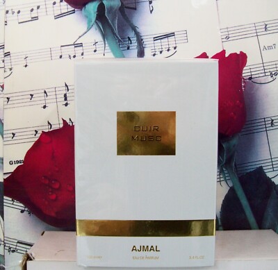 Ajmal Cuir Musc Unisex 3.4 FL. OZ. EDP Spray. Sealed Box.