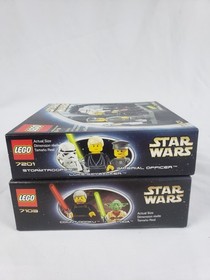 LEGO Star Wars 7103 Jedi Duel + 7201 Final Duel II MINT UNOPENED LOT