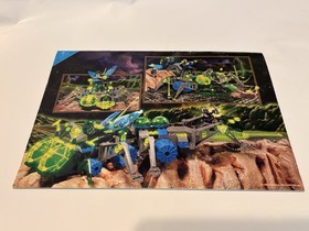 LEGO 6977 Insectoids Arachnoid Star Base Complete Minifigs Manual & Box -WORKS