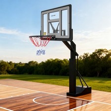 44 in Shatter-Proof PET Material Basketball Backboard and 17 inch Rim Combo Kit