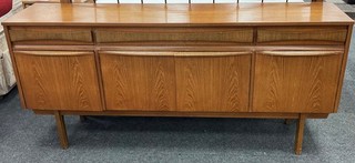 vintage mid century teak sideboard credenza retro 1960/70 Danish style CS A25