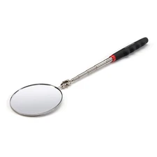 Steelman 29 in. Telescoping 3.25 in. Round Inspection Mirror 41820