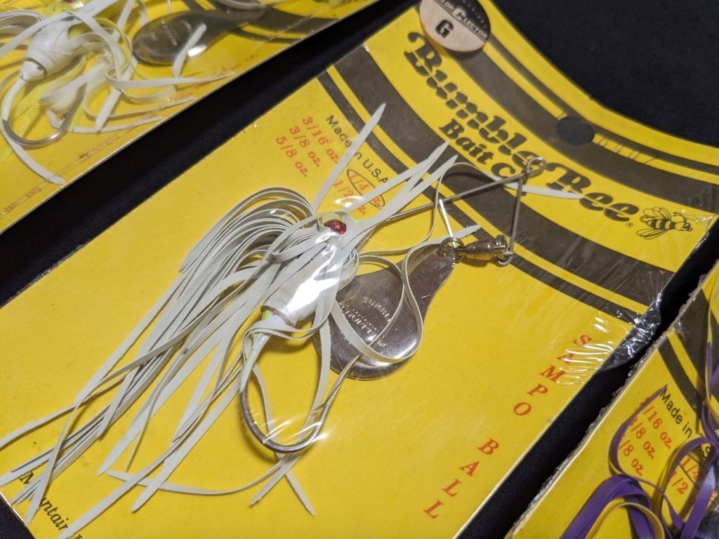 Bumble Bee spinnerbait 1/4oz set of 3 Near Mint1 Bumble Bee Bait Co. American - Image 3