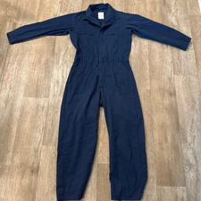 US Navy Propper Coveralls Utility Mens 44L Long Blue Long Sleeve Submarine